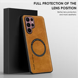 Magnetic Leather Phone Case For Samsung