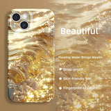 Flowing Water Brings Wealth fingerprint-resistant Case For iPhone