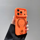 Full-Cover Magnetic Stand holder Design Case For iPhone