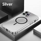 Aluminum Alloy Magnetic Protective Case (MagSafe Compatible) For iPhone