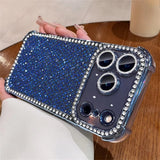 Colorful sequin full-screen diamond phone case For iPhone