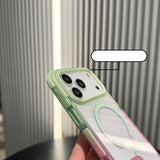 Gradient Clear Magnetic Phone Case For iPhone