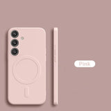 Liquid Silicone Magnetic Shockproof Case For Samsung