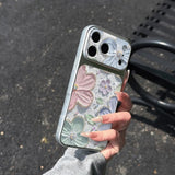 Luxurious Oil Painting Floral Phone Case For iPhone