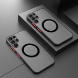 Magnetic Skin-Friendly Frosted Drop-Proof Full-Coverage Case for Samsung