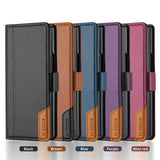 Luxury Leather Wallet Magnetic Case for Samsung Galaxy Z Fold