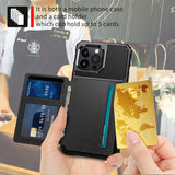 Magnetic Wallet Leather Phone Case for iPhone