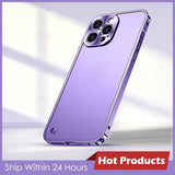 Metal Magnetic Aluminum Frame Phone Cases for IPhone