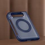 Magnetic Rotating Stand Matte-Finish Shockproof Case For iPhone Duo