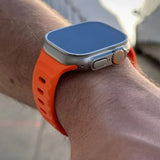 Silicone Band + Protective Case For Apple Watch