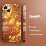 Flowing Water Brings Wealth fingerprint-resistant Case For iPhone