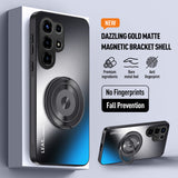 Magnetic Ring Stand Back Phone Case For Samsung