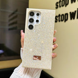 Luxury Flashing Swan Shockproof and Anti Drop Back Phone Case for Samsung
