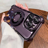 Shockproof Stand Magnetic Case For iPhone