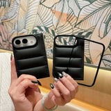 Fashion Puffer Down Jacket Airbag Shockproof Bumper Case For iPhone Duo