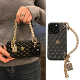Luxury Fashion Lanyard 3D Camellia Case for IPhone