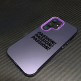 New premium minimalist English phone case For Samsung