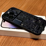 Ins Patterned Lens-Protecting Shock-Resistant Phone Case For iPhone