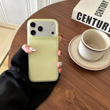 Shockproof Matte Transparent Solid Color TPU Case For iPhone