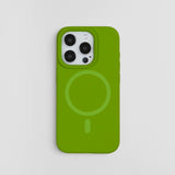 Advanced Simple Magnetic Liquid Silicone Case for iPhone