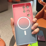 Gradient Color Soft Silicone Case For Samsung