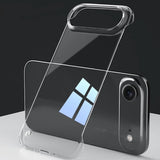 Ultra Thin Transparent Half-Pack PC Hard Case For iPhone