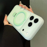 MagSafe Ice Cream Silicone 360 Stand Armor Case For iPhone
