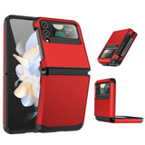 Luxury Silicone Hinge Full Package Phone Case For Samsung Z Flip