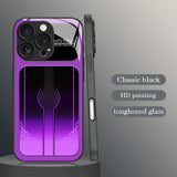 Gradient Effect Pattern Hard Case for iPhone