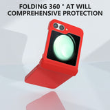 Skin Feel Candy Color Luxury Case for Samsung Galaxy Z Flip