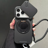 Drop-proof case with sliding camera cover For iPhone