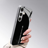 Cool Black Dream Chaser Glass Protective Case For Samsung