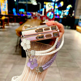 Plating TPU Rose Magnetic Case For Samsung Galaxy