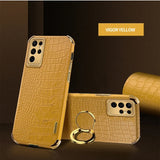 Crocodile Leather Plating Silicone Soft Case For Samsung Galaxy