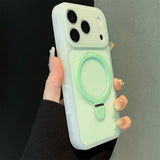 MagSafe Ice Cream Silicone 360 Stand Armor Case For iPhone