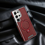 360° Rotating Bracket Leather Phone Case for Samsung Galaxy