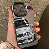 Stylish car print PC armor phone case For iPhone