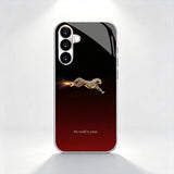 Luxury Black-Red Cheetah Shockproof Phone Case For Samsung