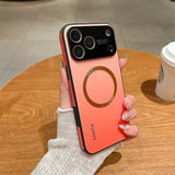 Magnetic Gradient Glass Case For iPhone