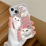 Popular cartoon pets Mirror phone case For iPhone