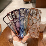 3D diamond pattern glitter case for iPhone