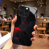 Geometric Lingguang Applicable shockproof Case For iPhone