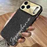 Personalized diamond glitter phone case For iPhone