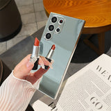 Electroplated mirror shockproof case For Samsung