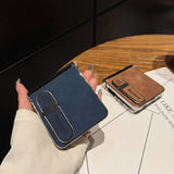 Slim, shock-resistant protective case with a business style For Samsung Z Flip