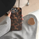 Premium retro amber phone case For iPhones