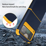 Luxury Silicone Hinge Full Package Phone Case For Samsung Z Flip