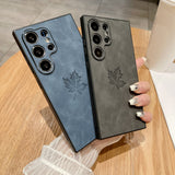 New Maple Leaf Leather Phone Case for Samsung