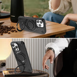 360° Rotating Bracket Shockproof Magnetic Case for iPhone