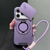 Drop-proof case with sliding camera cover For iPhone